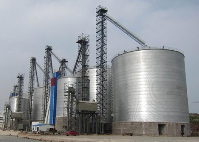 恩施大型钢板库构造参数及水泥储存质量